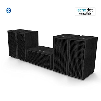 Multiroom Audio System - 5 Speaker Package - Includes 1 Master Speaker   4 Satellite Speakers