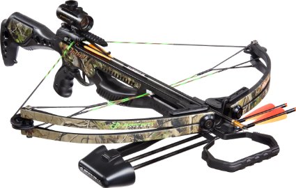 Barnett Jackal Crossbow Package Quiver 3 - 20-Inch Arrows and Premium Red Dot Sight