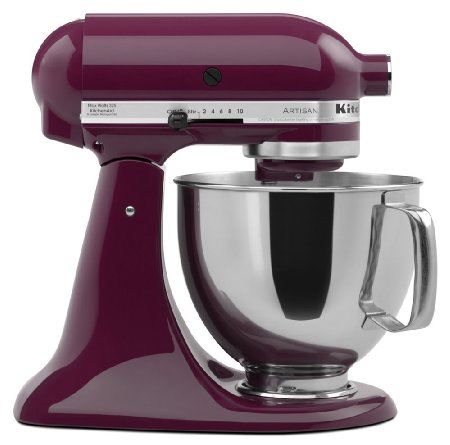 KitchenAid KSM150PSBY Artisan Series 5-Qt. Stand Mixer with Pouring Shield - Boysenberry