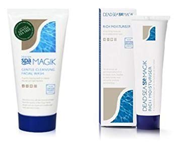 Dead Sea Spa Magik Face Care Set 1X Cleansing Face wash 150ml 1X Rich Moisturiser 75ml