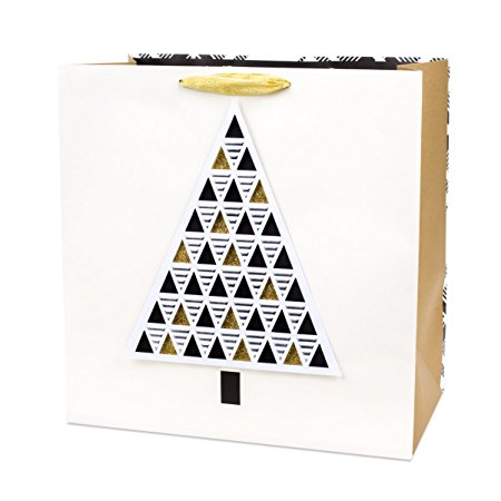 Hallmark Signature Christmas Grand Gift Bag (Tree and Plaid)
