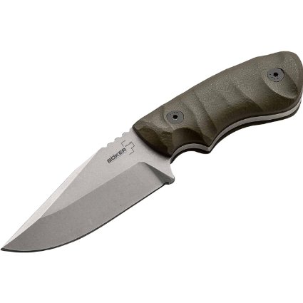 Boker Plus 02BO060 Ridgeback Knives with 3-3/8 In. Straight Edge Blade, Green