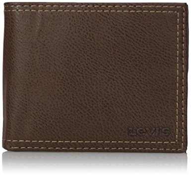 Levi's Mens Extra Capacity Slimfold Wallet