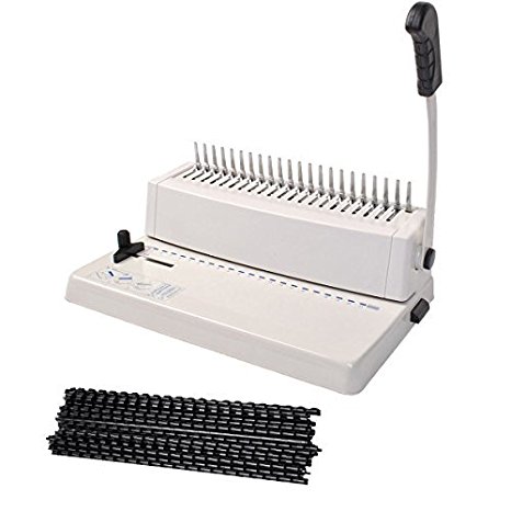 Goplus 21-Hole 250 Sheets Paper Comb Punch Binder Binding Machine Scrapbook w/200 Combs