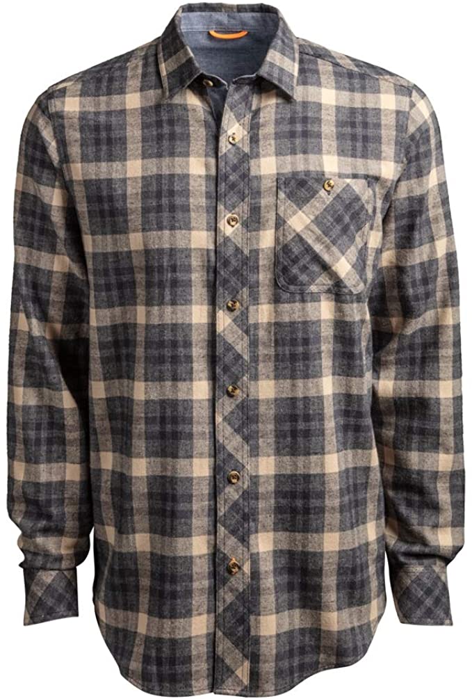 Timberland PRO Men's Woodfort Mid-Weight Flannel Work Shirt