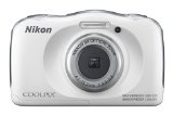 Nikon COOLPIX S33 Waterproof Digital Camera White