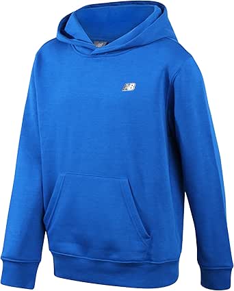 New Balance Boys' Hoodie - Soft Cotton Blend Fleece Active Pullover Hooded Sweatshirt - Athletic Hoodies for Boys (2T- 20)