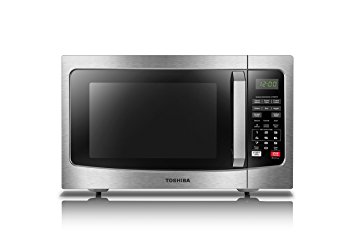 Toshiba EM131A5C-SS Solo Microwave with Sensor Cooking Function, 1.2 Cu.ft, Stainless Steel