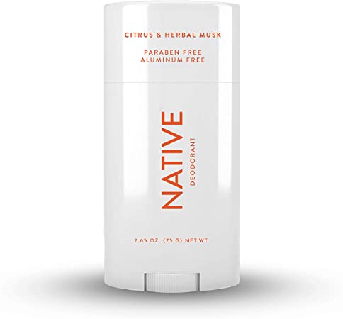 Native Deodorant - Natural Deodorant - Vegan, Gluten Free, Cruelty Free - Free of Aluminum, Parabens & Sulfates - Born in the USA - Citrus & Herbal Musk