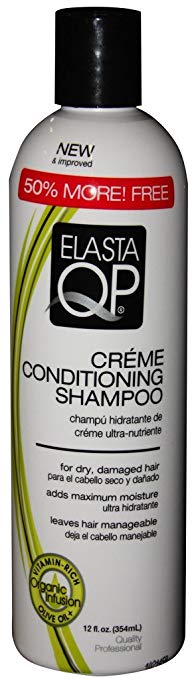 Elasta Qp Creme Conditioning Shampoo for Dry Damaged Hair, 12 Ounce