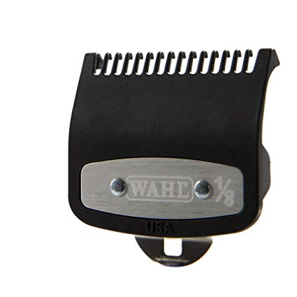 Wahl Professional Premium #1 Cutting Guide with Metal Clip 1/8” #3354-1300- Great for Barbers and Stylists - Ensures Smoother, Safer Cutting Experience - Fits All Wahl Professional Vibrator Clippers