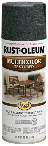 Rust-Oleum 223525 Multi-Color Textured Spray, Aged Iron, 12-Ounce