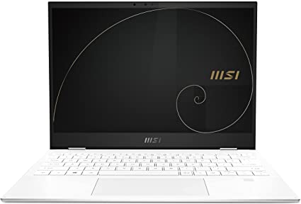 MSI Summit E13 Flip EVO Professional Laptop: 13" IPS-Level Touch Screen, Intel core i5-1135G7, Iris Xe, 16GB RAM, 512GB NVMe SSD, Win10 PRO, Pure White (A11MT-096)