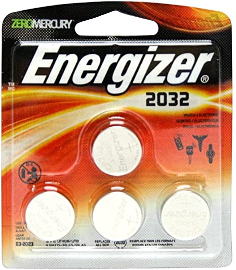 Energizer 11727-2032 3 volt Coin Lithium Battery (4 pack) (2032BP-4)