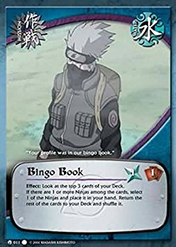 Naruto - Bingo Book 011 - The Path to Hokage - Common - 1st Edition