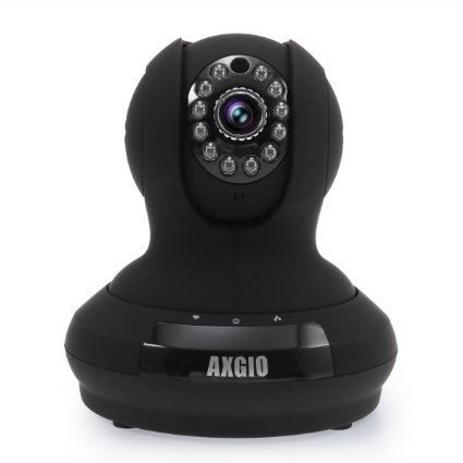 Axgio Shiel Wireless WIFI IP Camera 720P HD Security Camera Remote Live View, Pan-Tilt-Zoom, with Motion Detection, Two-Way Audio and Night Vision for Home Surveillance Baby Monitoring