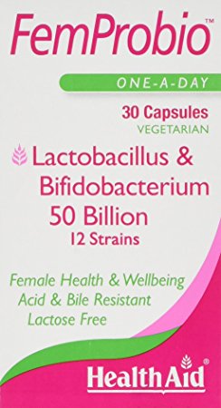 Health Aid Fem Probio  - Probiotics - 30 Vegetarian Capsules