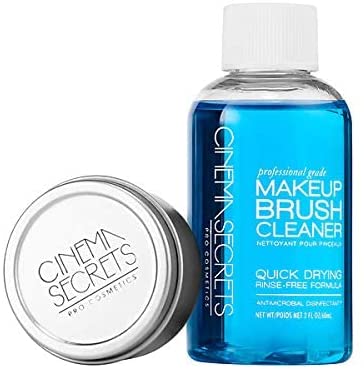 CINEMA SECRETS Makeup Brush Cleaner Pro Mini Tin, 2 Fl Oz