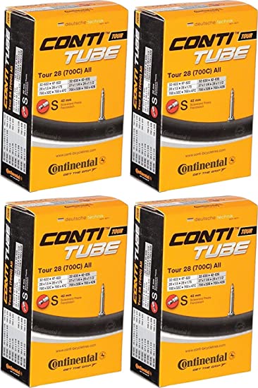Continental Tour 28 700x32-47 42mm Presta Inner Tube Bundle - 4 PACK