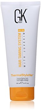 Global Keratin Hair Taming System Thermal Style Her Styling Cream for Unisex, 3.4 Ounce