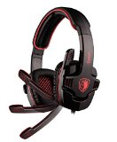 Sades G-power Wired Gaming Headset with 51 Stereo Sound and Integrated Noise Cancelling Mic