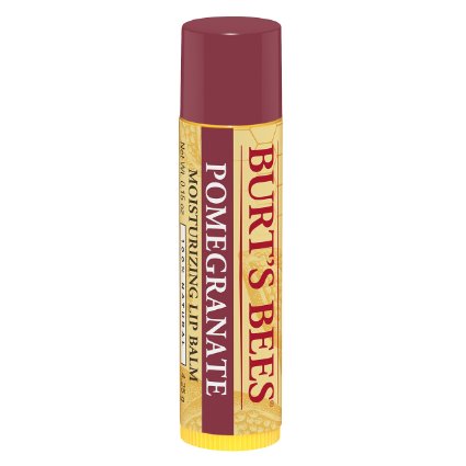 Burts Bees Lip Balm Pomegranate Oil 015 Ounce Pack of 4