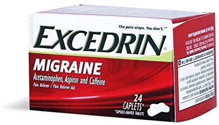 Excedrin Migraine Pain Reliever Caplets 24 ct (Pack of 3) by Excedrin