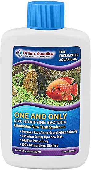 DrTim’s Aquatics Freshwater Aquarium Products, 100% Natural Eco-Friendly Fish Tank Cleaner, Clarifies Water, Removes Toxin, Hidden Waste, Reduces Organics, Blocks Bacteria and Optimizes Water Quality