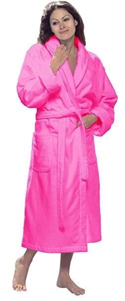 byLora, Terry Cotton Adult Robe, Shawl Style