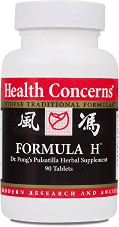 Health Concerns - Formula H - Dr. Fung's Pulsatilla Herbal Supplement - Modified Bai Tou Weng Tang - 90 Tablets
