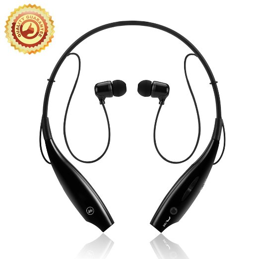 Sport Wireless Bluetooth Headphones Upgrade Best Lightweight Sweatproof Neckband Stereo Earphones Earbuds Headsets for Running and Gym and Exercise and Driving 65288Black65289