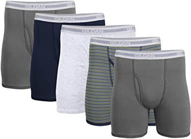 Gildan Men's Regular Leg Boxer Briefs, Multipack