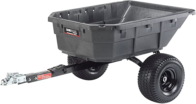 Ohio Steel 4048PSATV Poly ATV Cart with Swivel Dump, 12.5 cu. ft.