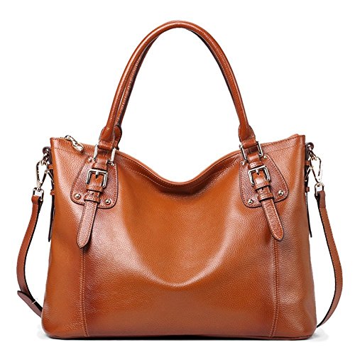 Obosoyo Women's Handbag Genuine Leather Tote Shoulder Bags Soft Hot