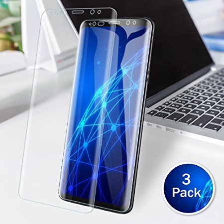 [3 PACK] Samsung Galaxy S9 Plus Screen Protector [Case Friendly], LK [Full Coverage] PET Soft Flexible TPU film with Lifetime Replacement Warranty