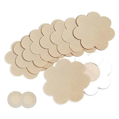 Goldfarm 30 Pairs Nippleless Covers, Sexy Breast Pasties Adhesive Bra Disposable