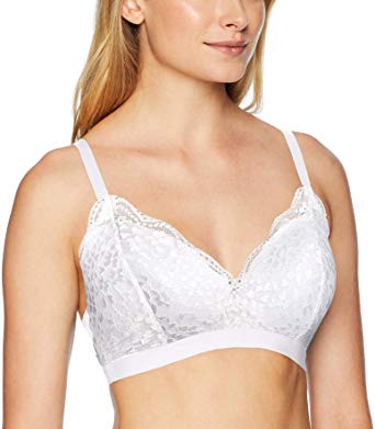 Warner's Women's Lace Escape Wire-Free Contour with Allover Lace Bra Bra