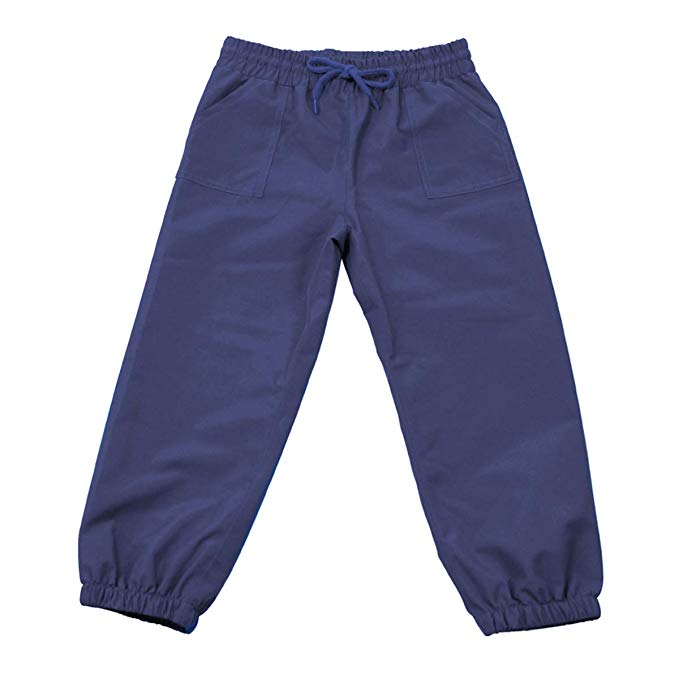 JAN & JUL Kids Water-Proof Soil-Repellent Puddle-Dry Rain Pants for Girls Boys