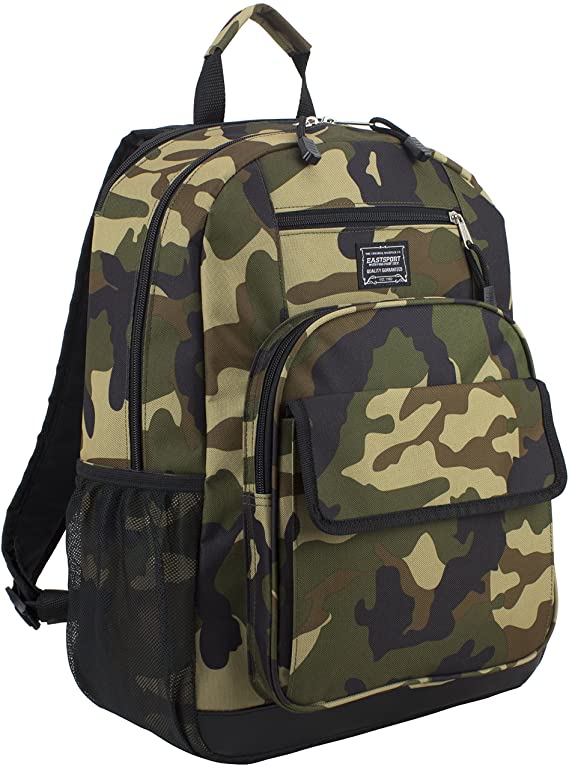 Eastsport Tech Backpack, Black/Army Camo