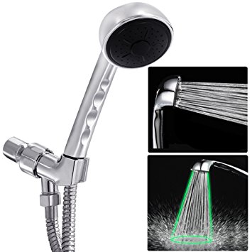 Ancheer Bathroom Shower Heads Kits with 2M Stainless Steel Hose and Wall Bracket