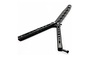 EpochAir New Balisong 1PC Metal Practice Butterfly Comb Style Knife Trainer Tool