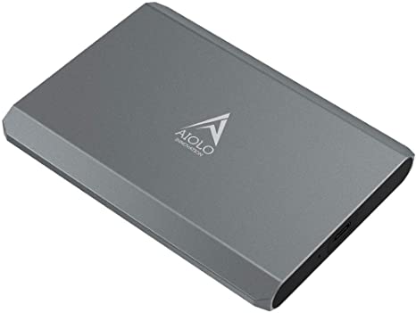 AIOLO 2.5" 2TB Portable External Hard Drive USB3.0 HDD Storage for PC, Mac, Desktop, Laptop, MacBook, Chromebook, Xbox One, Xbox 360, PS4 (Darkgrey)