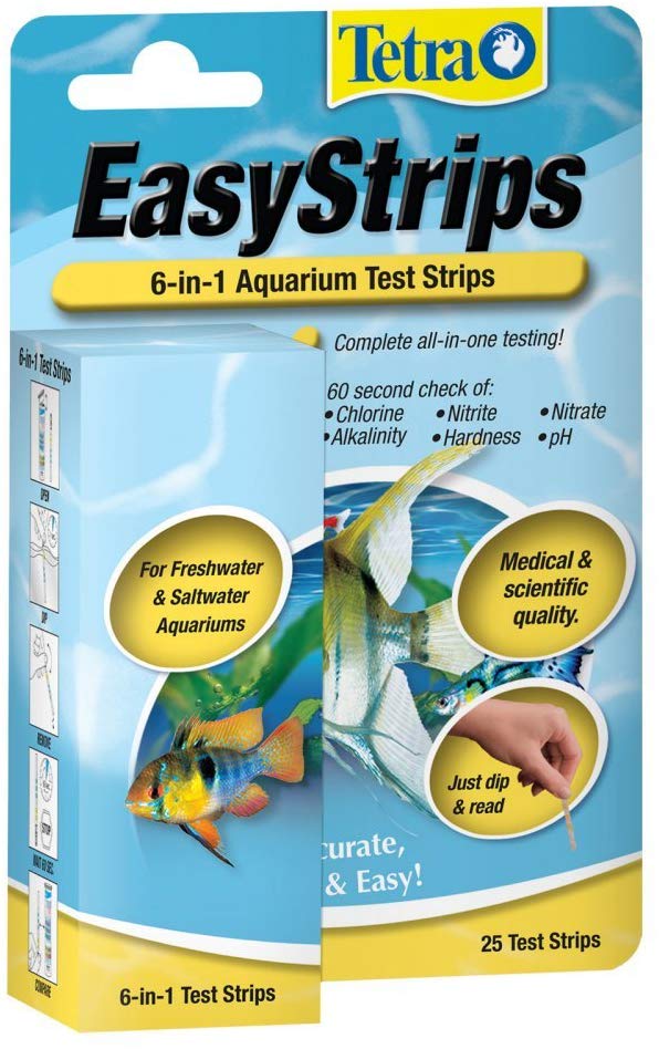 Tetra Pond 19542 6-in-1 EasyStrips Test Strips 25 Count