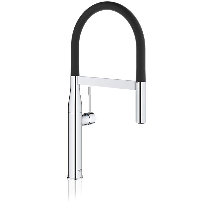 Grohe 30295000 Essence Professional Single-Handle Kitchen Faucet, Starlight Chrome