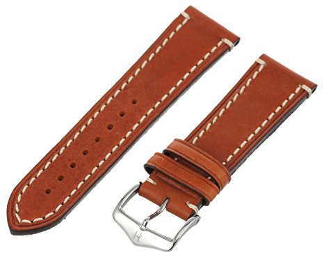 Hirsch 109002-70-24 24 -mm  Genuine Calfskin Watch Strap