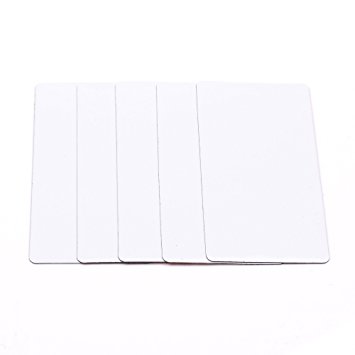 Cosmos ® Pack of 5 Rewritable Dry Erase Magnetic Tape Strips Labels Tags, 4 x 2 Inches