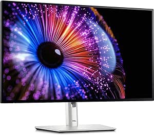 Dell U2724DE UltraSharp Thunderbolt 27 Zoll QHD (2560x1440) Monitor, 120Hz, IPS Black, 5ms, 98% DCI-P3, 2X Thunderbolt, 2X USB-C, 2X DisplayPort, HDMI, 4X USB, RJ45, 3 Jahre Garantie, Silber