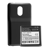 Samsung Galaxy S II Sprint Only Epic 4G Touch SPH-D710 Extended Battery with Door Black 3500mAh
