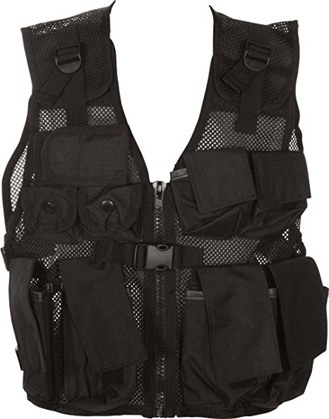 Modern Warrior Junior Tactical Vest - Fits 50-125lbs - Airsoft & Paintball Accessory