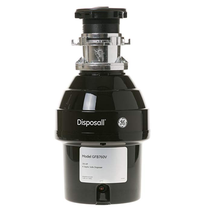 GE 3/4 HP Batch Feed Garbage Disposer Non-Corded